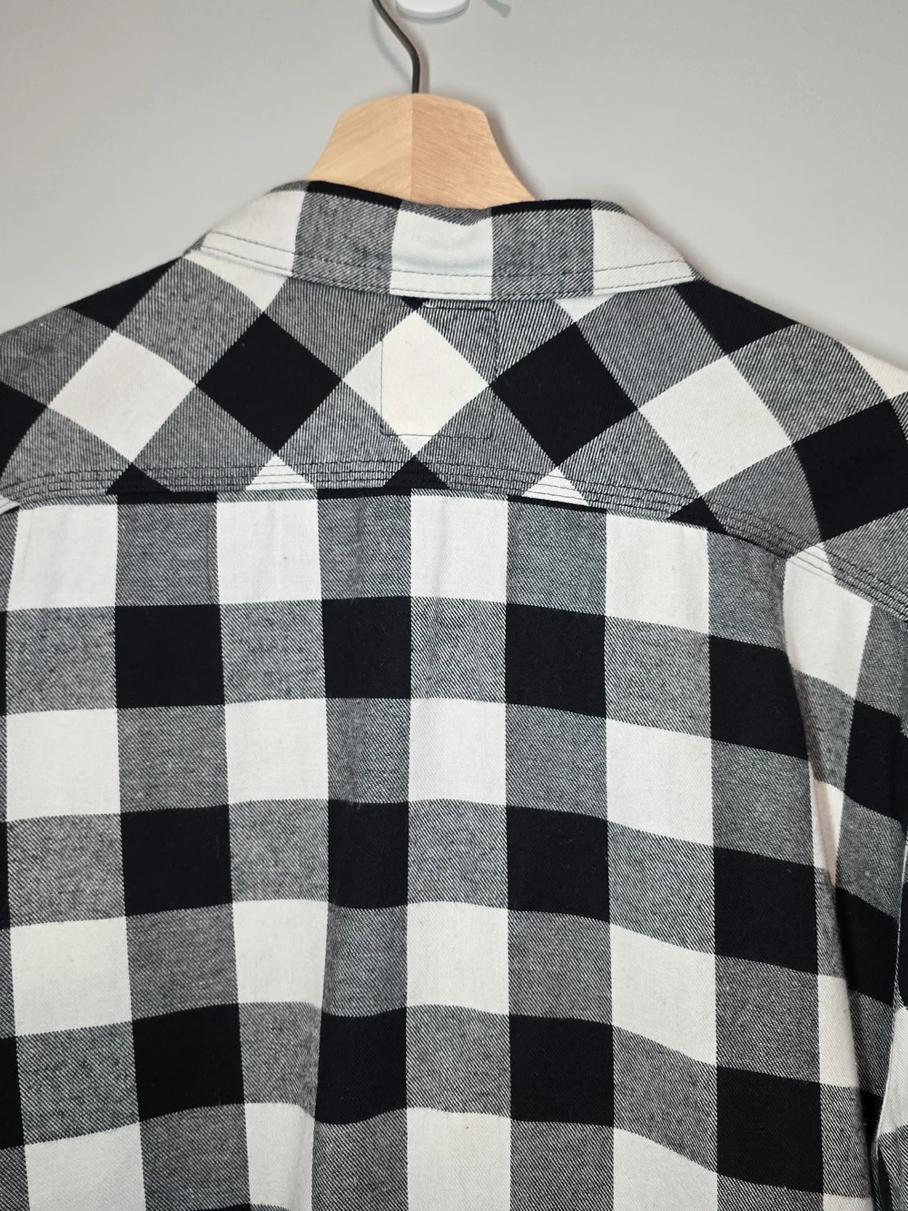 Levi's Black & White Plaid Button-Front Shirt